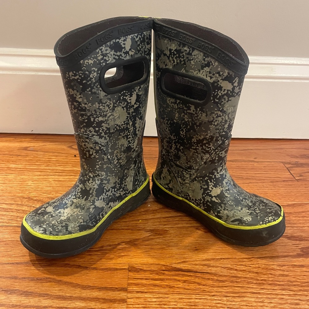 Bogs Kids Camouflage Rain Boots